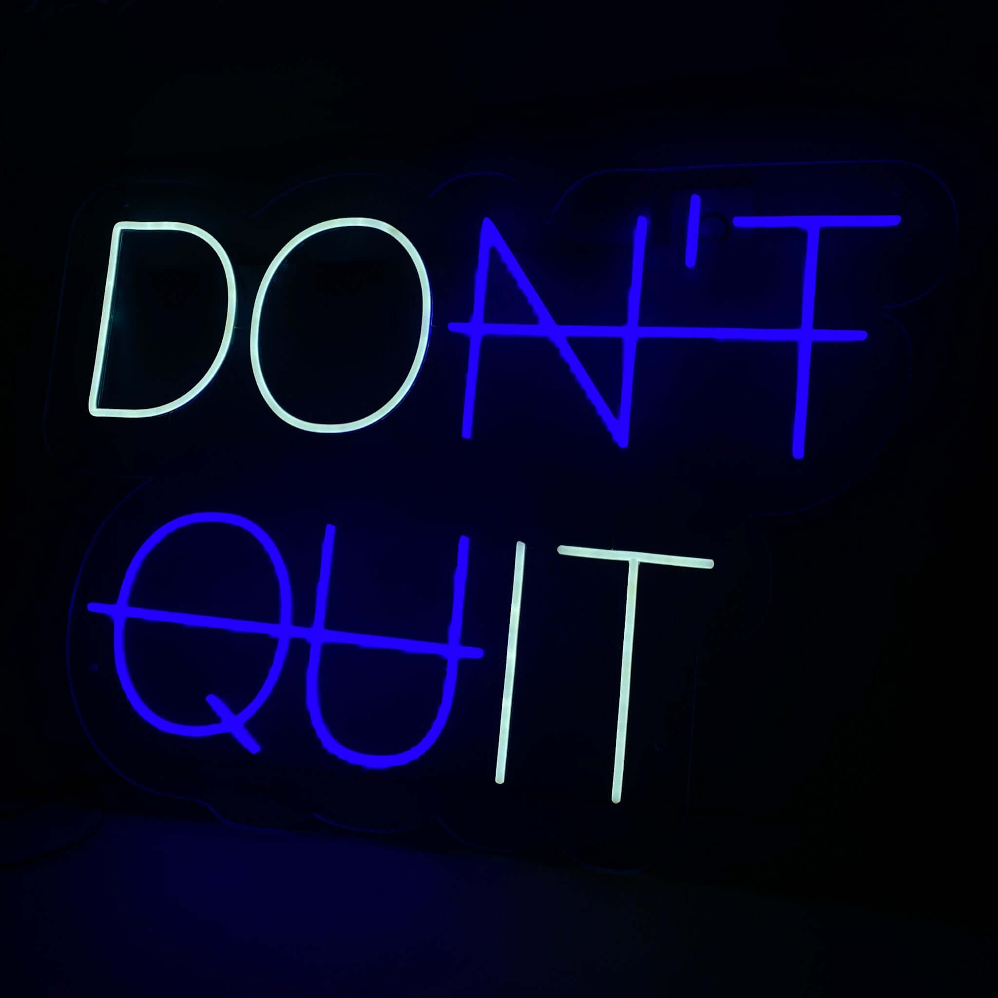 Don't Quit LED Neon Sign  - Made in London Inspirational Neon Signs