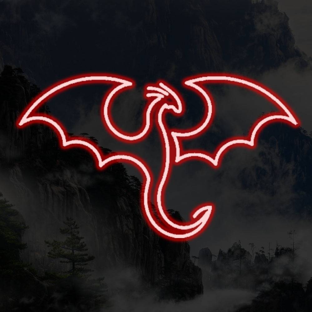Flying Dragon LED Neon Sign - Planet Neon Made in London Neon Signs