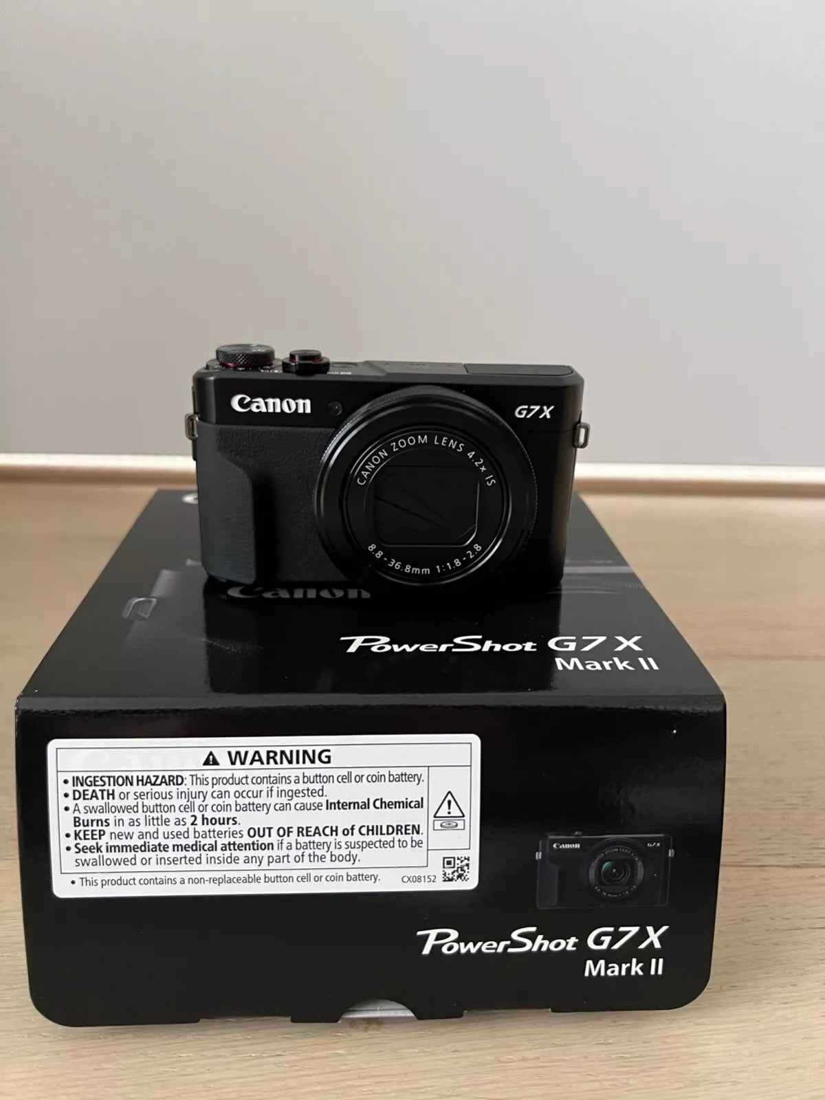 Canon Powershot Digital Camera PowerShot G7 X Mark II Black- BRAND NEW